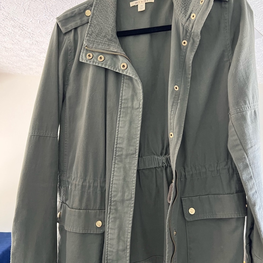 Green Utility Jacket - image 2